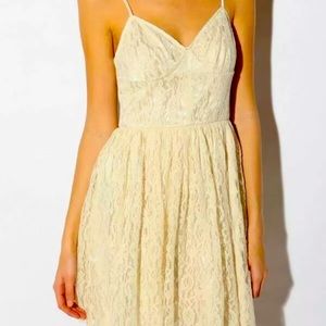 Ivory lace dress
